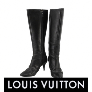 ルイヴィトン(LOUIS VUITTON)の【Louis Vuitton】ルイヴィトン ロングブーツ レザー #35(ブーツ)
