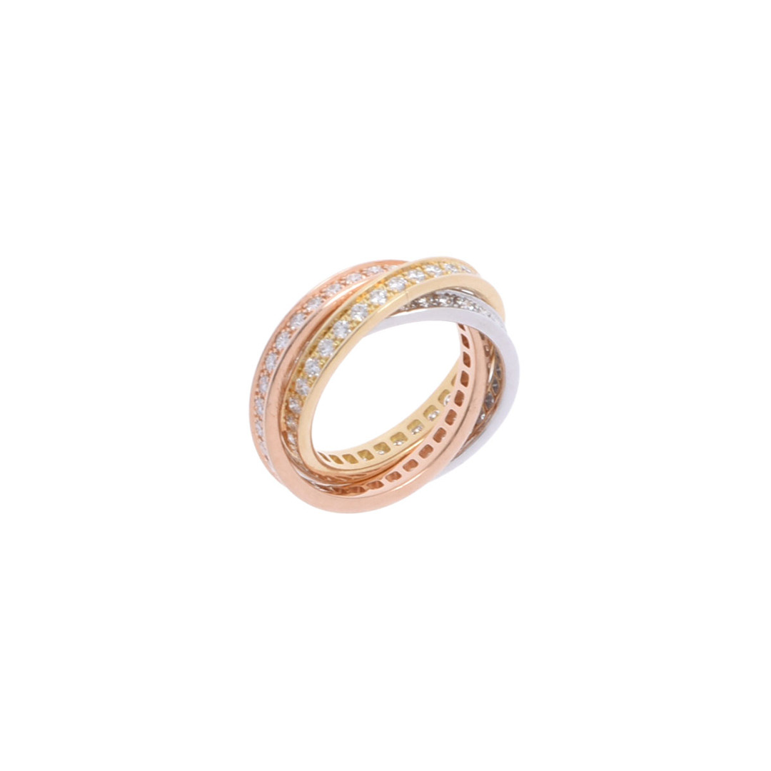 Cartier(カルティエ)の中古 カルティエ CARTIER レディース リング・指輪 K18ピンクゴールド /K18イエローゴールド /K18ホワイトゴールド ダイヤモンド レディースのアクセサリー(リング(指輪))の商品写真