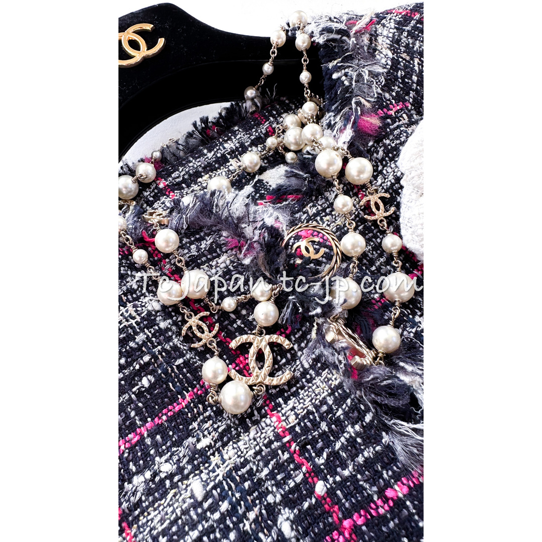 CHANEL - 超美品 シャネル CHANEL ネイビー・ピンク・ホワイト CHANEL - 超美品 シャネル CHANEL ネイビー・ピンク・ホワイト