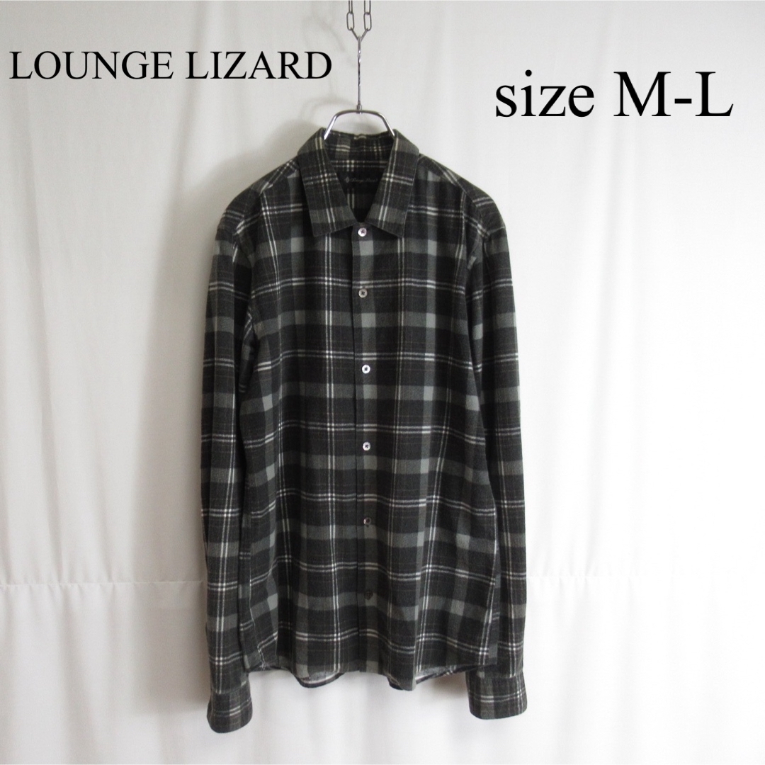 LOUNGE LIZARD(ラウンジリザード)のLOUNGE LIZARD フランネル チェック シャツ トップス 3 日本製 メンズのトップス(シャツ)の商品写真