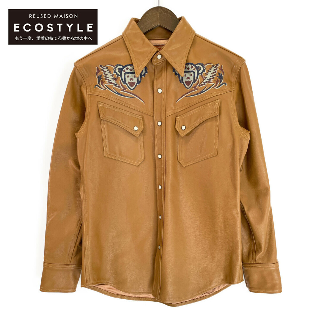 TOYS McCOY(トイズマッコイ)のトイズマッコイ TMS1301 LEATHER SHIRT MONTEREY レザーシャツ/ 15 メンズのジャケット/アウター(レザージャケット)の商品写真