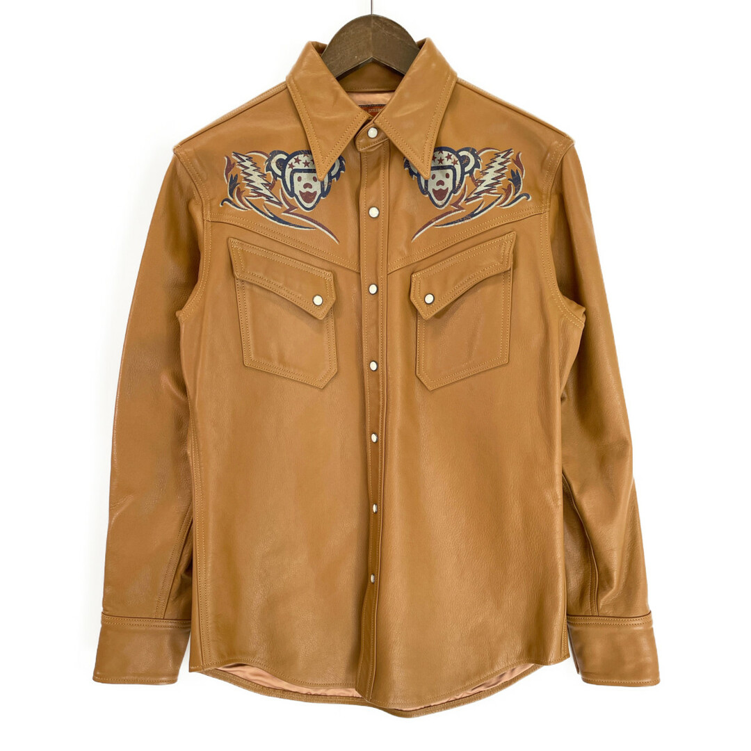 TOYS McCOY(トイズマッコイ)のトイズマッコイ TMS1301 LEATHER SHIRT MONTEREY レザーシャツ/ 15 メンズのジャケット/アウター(レザージャケット)の商品写真