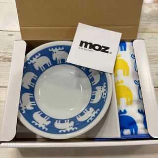 モズ(moz)のMOZ スウェーデンカラー ボウル&ふきん ギフト 皿 食器 磁器(食器)