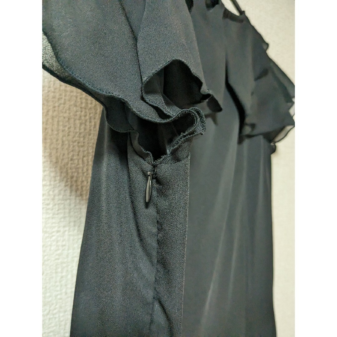 ワンピース ブラック パーティ ドレス レディースのワンピース(ひざ丈ワンピース)の商品写真