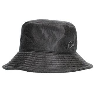 シーディーエル CDL   CDL-H01 ロゴ刺繍バケットハット帽子 メンズ L(帽子)