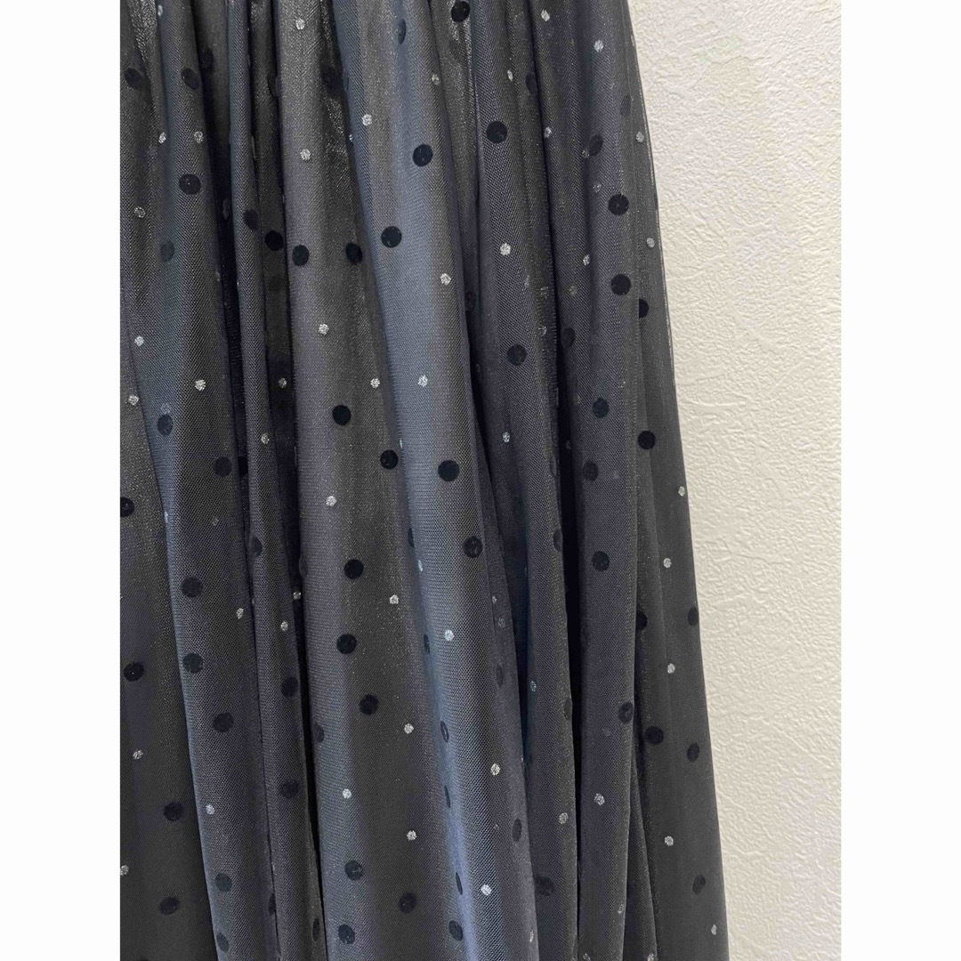 ANAYI(アナイ)のアナイ　チュールドットプリントギャザー スカート レディースのスカート(ロングスカート)の商品写真