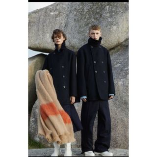 Jil Sander - JIL SANDER ジルサンダー Pコート CABAN 01 22AW 46の