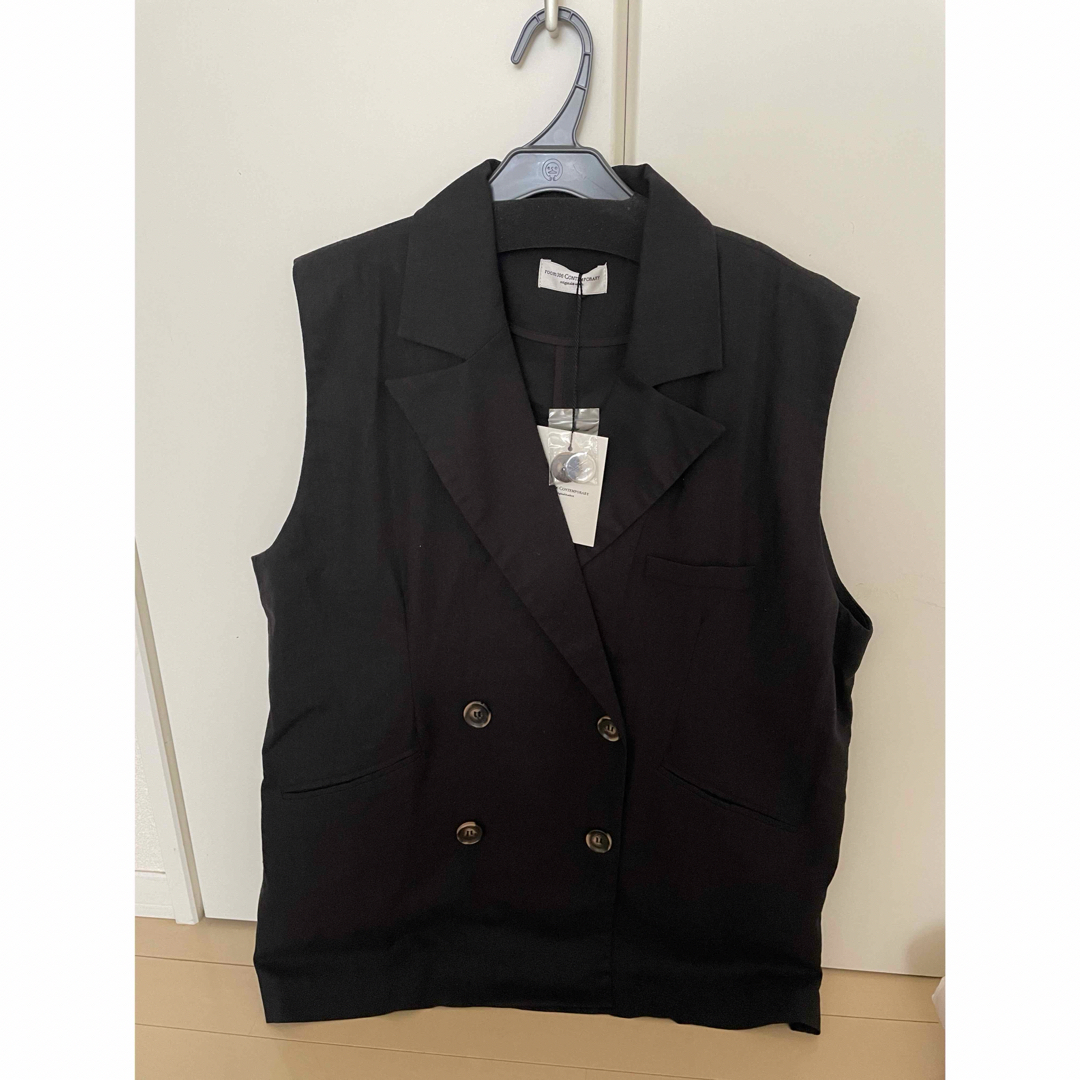 レディースroom306 linen double vest