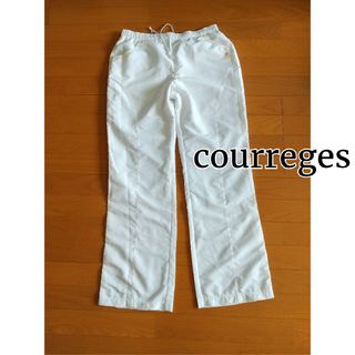 クレージュ(Courreges)のcourreges sport★ホワイトシャカシャカパンツ(カジュアルパンツ)