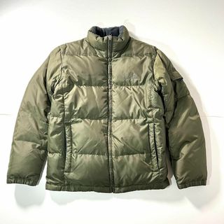 エディーバウアー(Eddie Bauer)の厚手 エディバウアー ダウンジャケット プレミアムグースダウン S グリーン(ダウンジャケット)