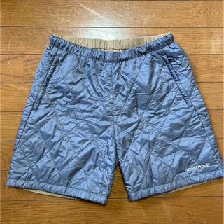 モンベル(mont bell)の【美品】モンベル　リバーシブルショートパンツ（中綿入り）(登山用品)