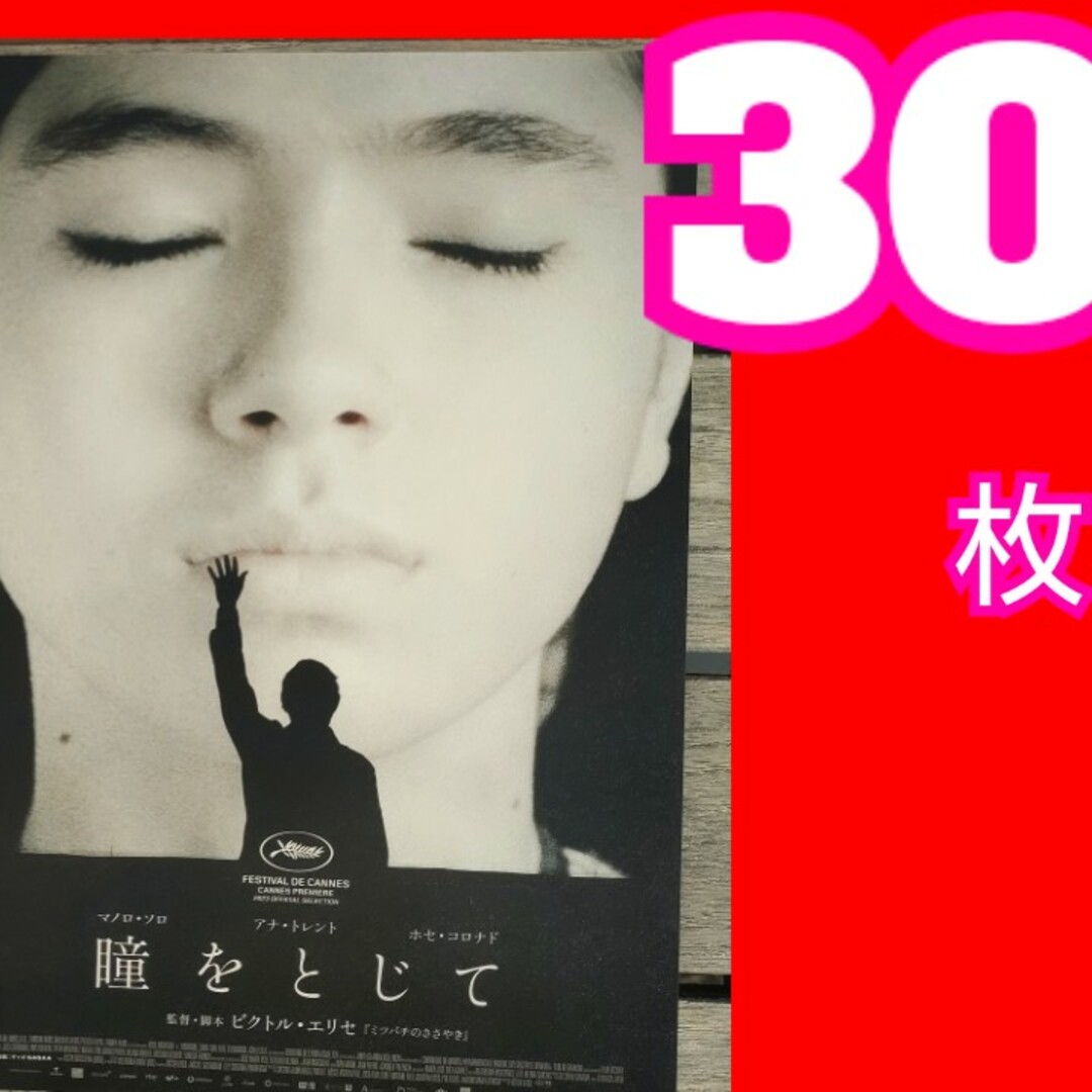 瞳をとじて フライヤー ミツバチのささやき のビクトル・エリセ エンタメ/ホビーの雑誌(アート/エンタメ/ホビー)の商品写真