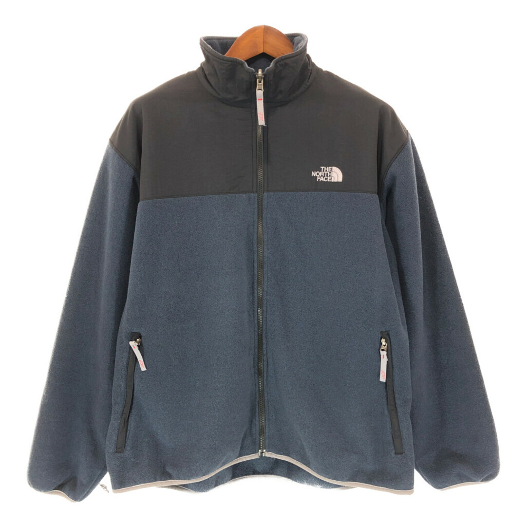 SALE///// THE NORTH FACE ノースフェイス マウンテンバーサマイクロ フリースジャケット アウトドア ネイビー (メンズ XL)  P4061約57cm着丈