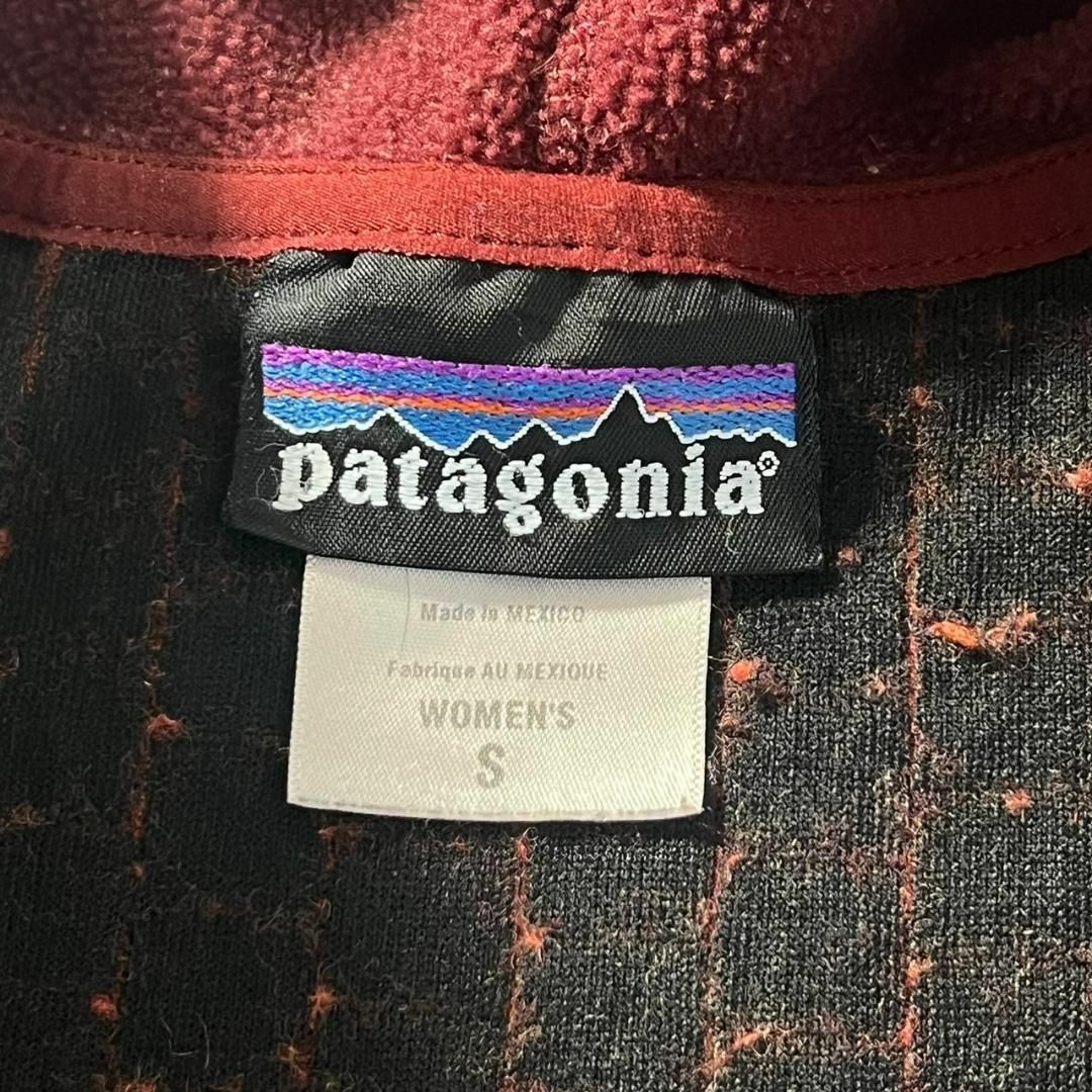 patagonia(パタゴニア)のpatagonia フルジップ フリース レディース S ブロック パーカー レディースのジャケット/アウター(ブルゾン)の商品写真