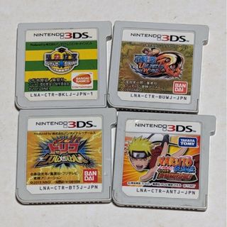 ニンテンドー3DS(ニンテンドー3DS)の3DS　少年ジャンプ　4本セット(携帯用ゲームソフト)