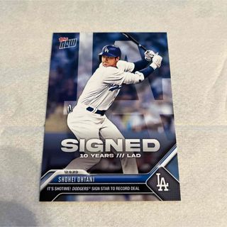 トップス(Topps)のtopps now 大谷翔平　ロサンゼルス　ドジャース　入団記念　カード(スポーツ選手)