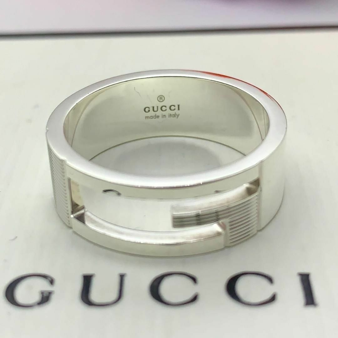Gucci(グッチ)の670 極美品 グッチ G リング 刻印 25 指輪 サイズ およそ 23 号 メンズのアクセサリー(リング(指輪))の商品写真