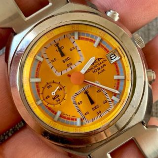 アルバ(ALBA)のSeiko Alba Bullhead V657-6030 Yellow(腕時計(アナログ))