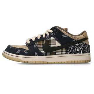 ナイキ(NIKE)のナイキ ×トラヴィススコット Travis Scott  SB DUNK LOW PRM QS TRAVIS SCOTT CACTUS JACK CT5053-001 ダンクロープレミアムカクタスジャックスニーカー メンズ 27.5cm(スニーカー)