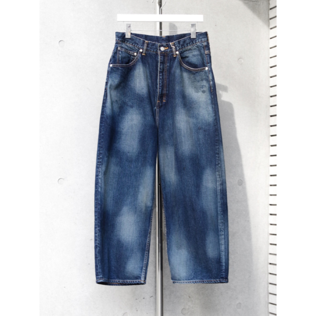 1LDK SELECT(ワンエルディーケーセレクト)の24SS ANCELLM AGING WIDE DENIM PANTS 2 メンズのパンツ(デニム/ジーンズ)の商品写真