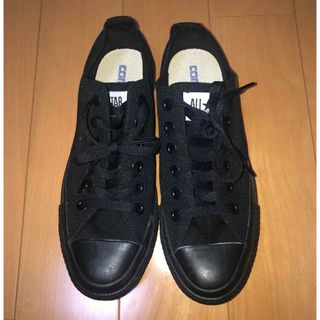 コンバース(CONVERSE)の超美品⭐︎コンバース黒⭐︎24.5cm⭐︎5と1/2(スニーカー)