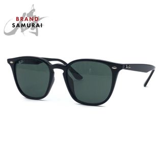 レイバン(Ray-Ban)のRay-Ban レイバン アジアンフィット ブラック 黒 シルバー金具 プラスチック RB 4258-F 601/71 52□20 150 3N サングラス ウェリントン メンズ 403762 【中古】(サングラス/メガネ)