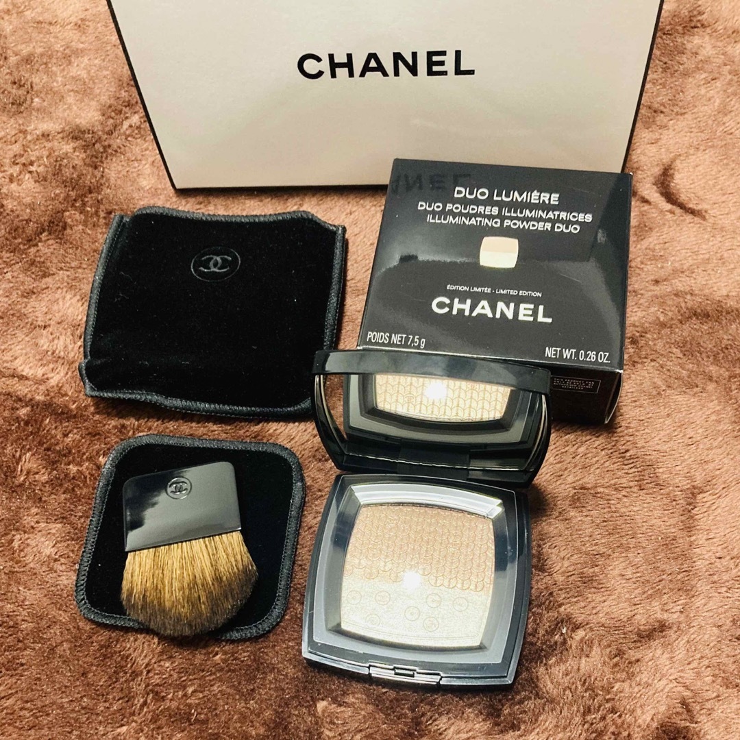 CHANEL(シャネル)の1日までKiki様専用CHANEL デュオプードゥルルミエールフェイスパウダー  コスメ/美容のベースメイク/化粧品(フェイスパウダー)の商品写真