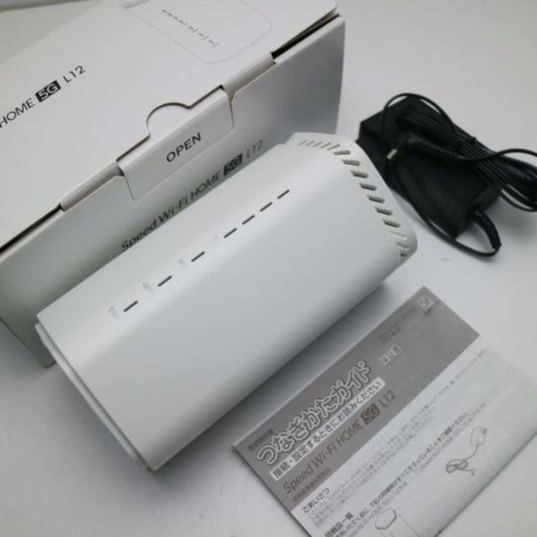 特記事項超美品 Speed Wi-Fi HOME 5G L12 NAR02 ホワイト