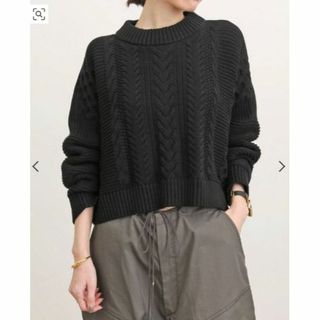 アパルトモンドゥーズィエムクラス(L'Appartement DEUXIEME CLASSE)の【すー様専用】アパルトモン Cable Short Knit Pullover(ニット/セーター)