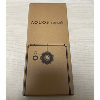 アクオス(AQUOS)の新品未開封 AQUOS sense8 SH-M26 SIMフリー ブラック(スマートフォン本体)