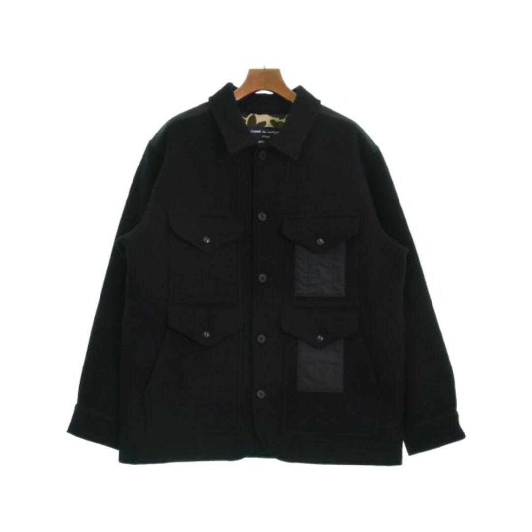 COMME des GARCONS HOMME(コムデギャルソンオム)のCOMME des GARCONS HOMME ブルゾン L 黒 【古着】【中古】 メンズのジャケット/アウター(その他)の商品写真