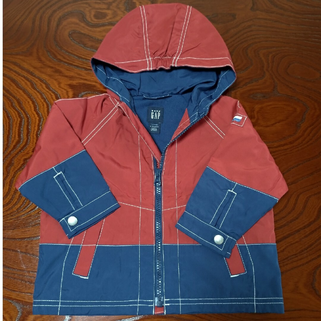 GAP(ギャップ)のGAP ウインドブレーカー　パーカー アウター　ジャンパー キッズ/ベビー/マタニティのキッズ服女の子用(90cm~)(ジャケット/上着)の商品写真