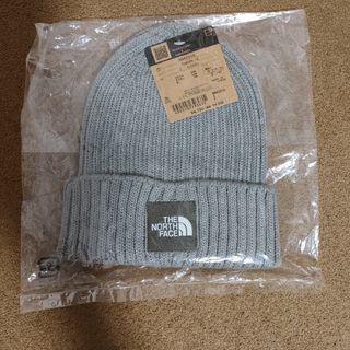 ザノースフェイス(THE NORTH FACE)のノースフェイス　Cappucho Lid ニット帽　ビーニー　グレー　フリーサイ(ニット帽/ビーニー)