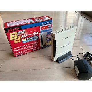 バッファロー(Buffalo)の【中古】BUFFALO 有線BBルータ [BBR-4HG](PC周辺機器)