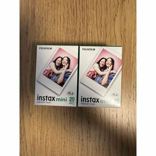 FUJIFILM instax mini チェキ用 フィルム 20枚 2セット(その他)