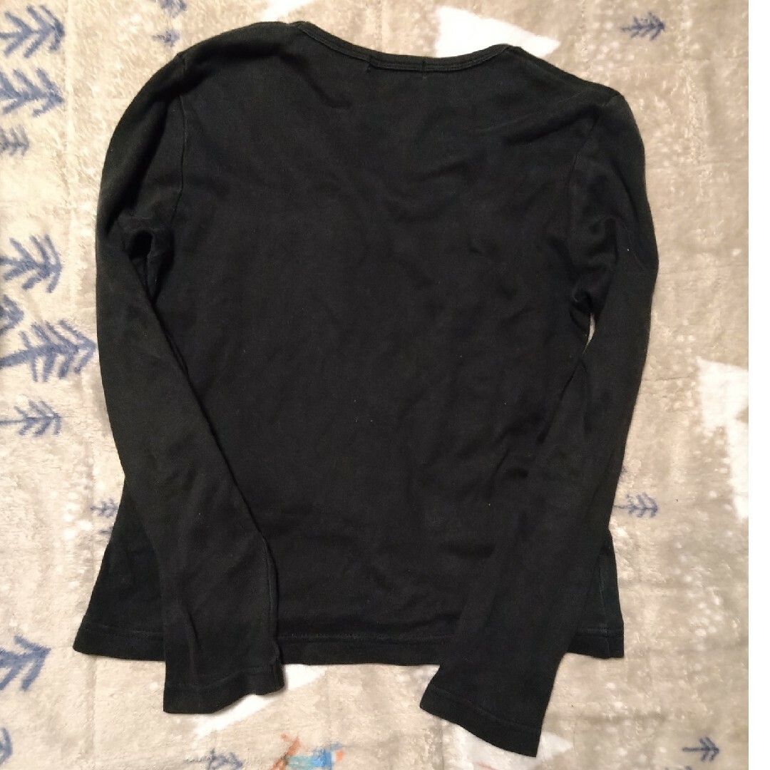 BURBERRY(バーバリー)のバーバリー120黒長袖Tシャツ キッズ/ベビー/マタニティのキッズ服女の子用(90cm~)(Tシャツ/カットソー)の商品写真