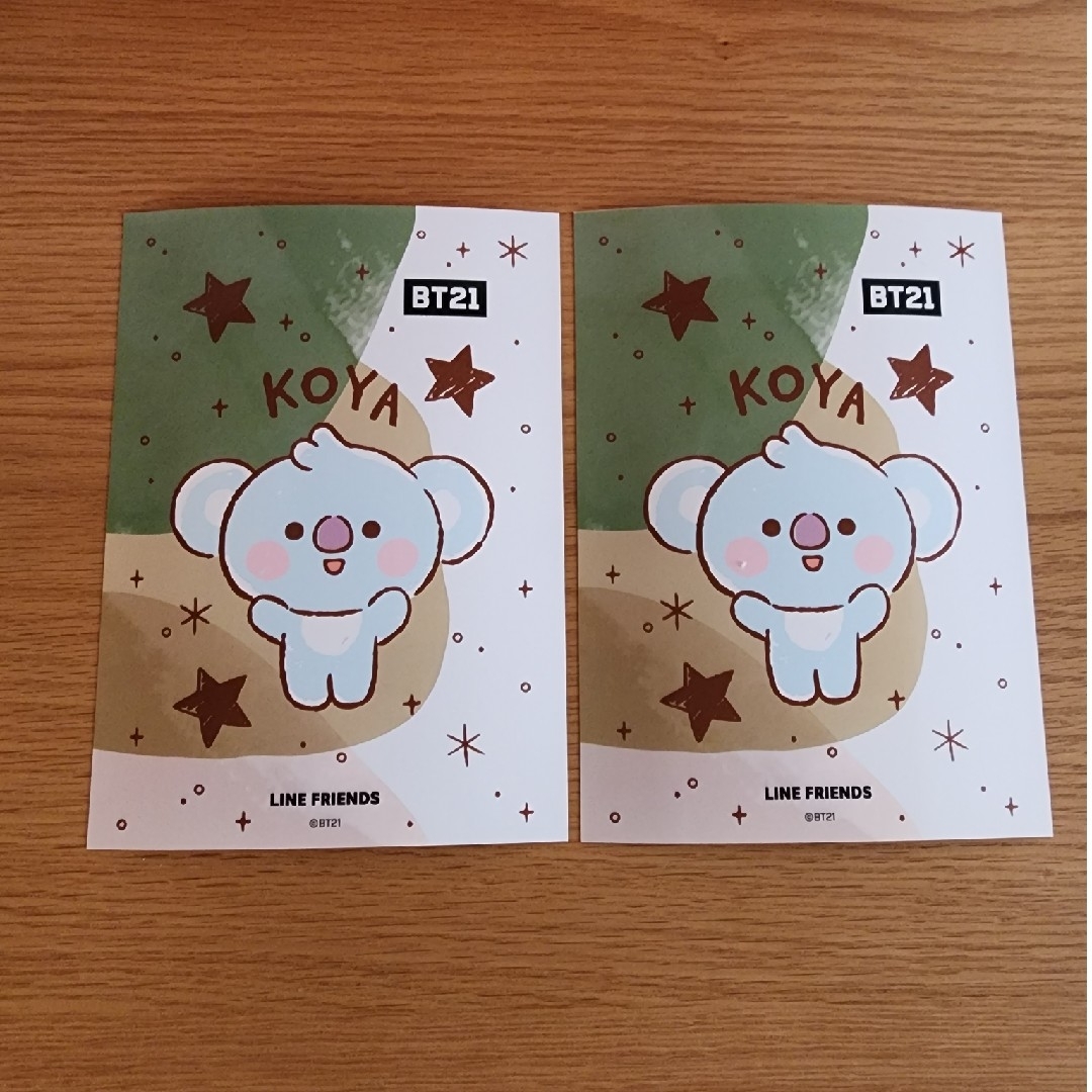 BT21(ビーティーイシビル)のBT21 ランダムプロマイド 2L判 ★KOYA エンタメ/ホビーのタレントグッズ(アイドルグッズ)の商品写真