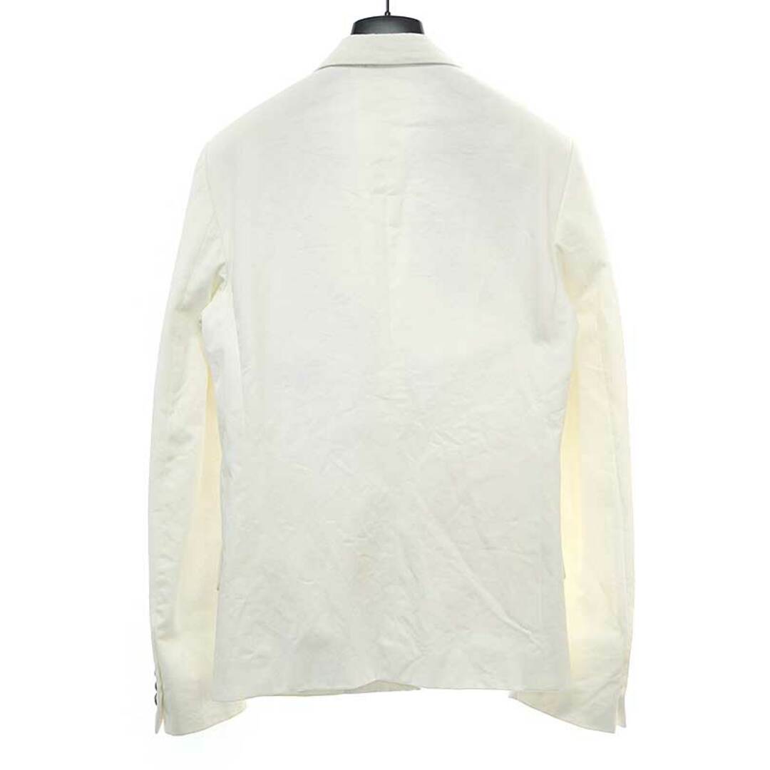 Dior(ディオール)のDior HOMME ディオールオム 2005SS エンブレムボタン ダブルテーラードジャケット ホワイト 46 メンズのジャケット/アウター(テーラードジャケット)の商品写真
