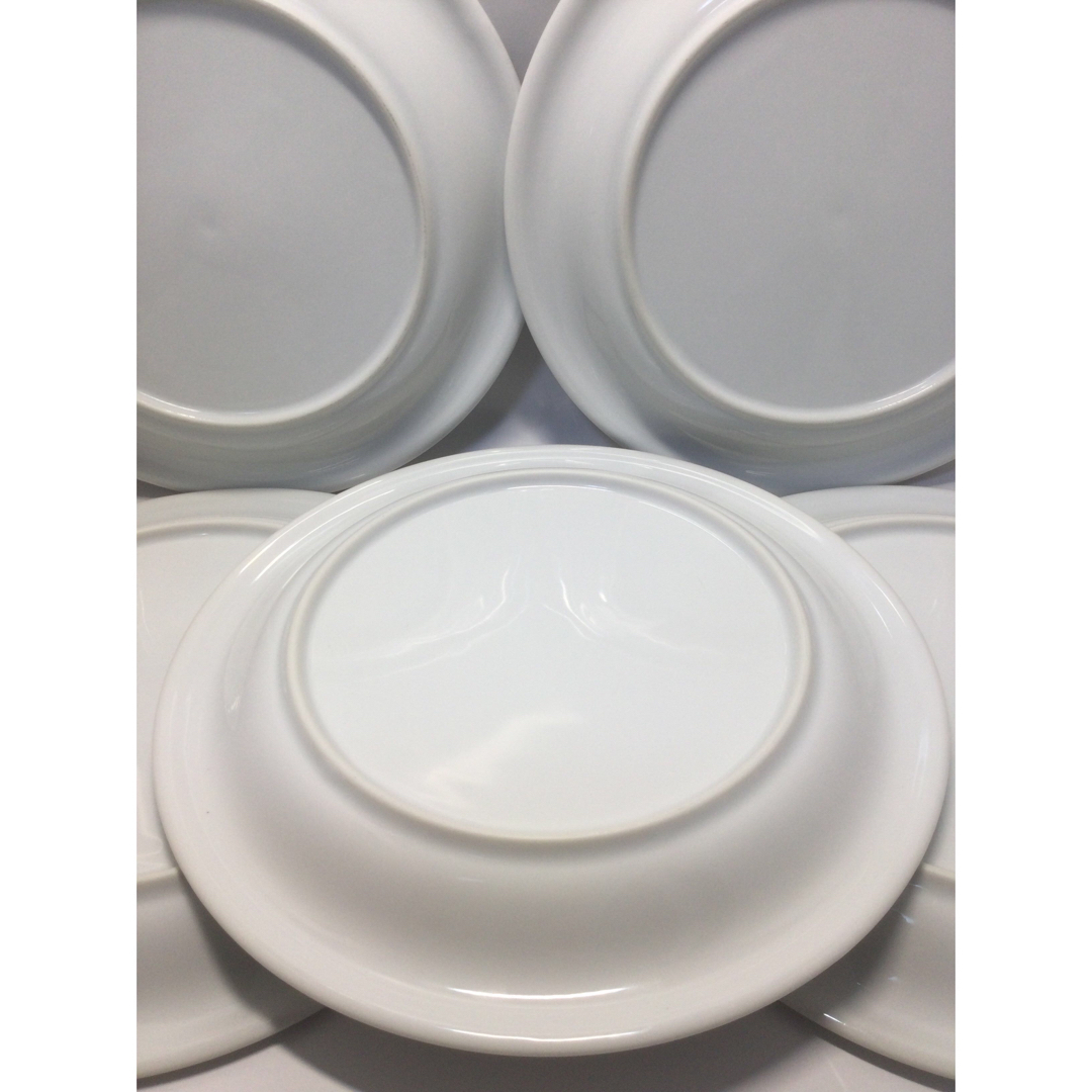 洋食器　プレート　5枚セット　ホワイト 皿 インテリア/住まい/日用品のキッチン/食器(食器)の商品写真