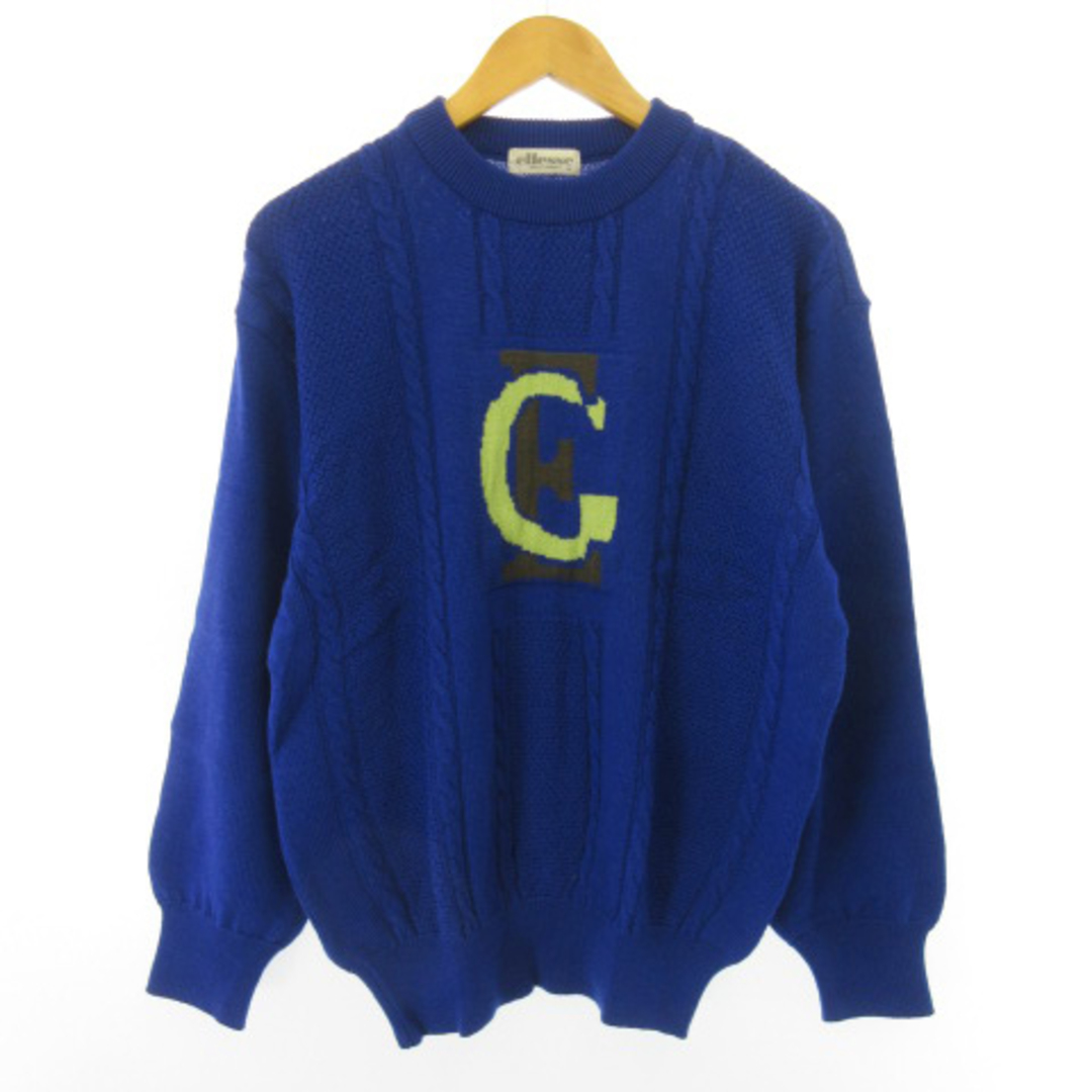 ellesse(エレッセ)のエレッセ ellesse GOLF UOMO セーター 青 ブルー M メンズのトップス(ニット/セーター)の商品写真