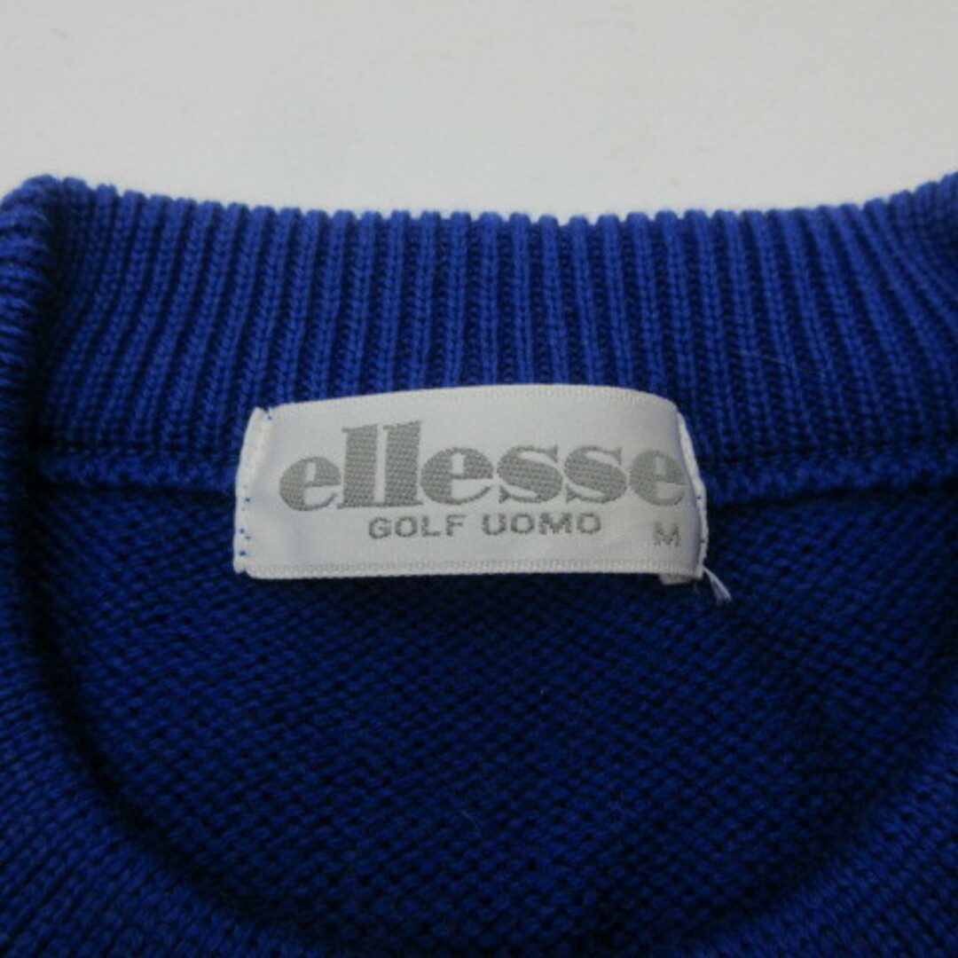 ellesse(エレッセ)のエレッセ ellesse GOLF UOMO セーター 青 ブルー M メンズのトップス(ニット/セーター)の商品写真