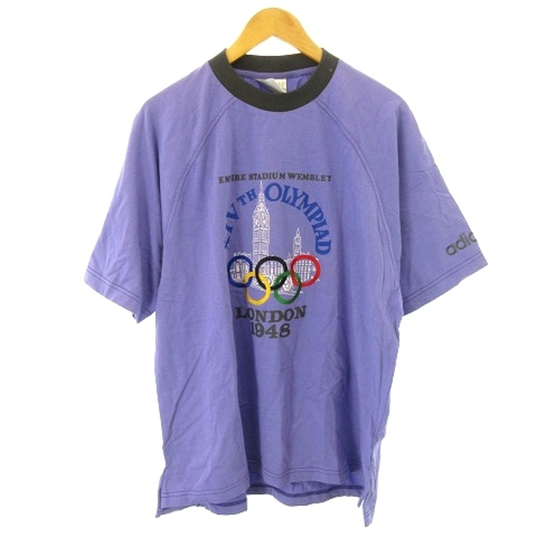 adidas(アディダス)のアディダス adidas ロンドン五輪記念Tシャツ カットソー パープル M メンズのトップス(Tシャツ/カットソー(半袖/袖なし))の商品写真