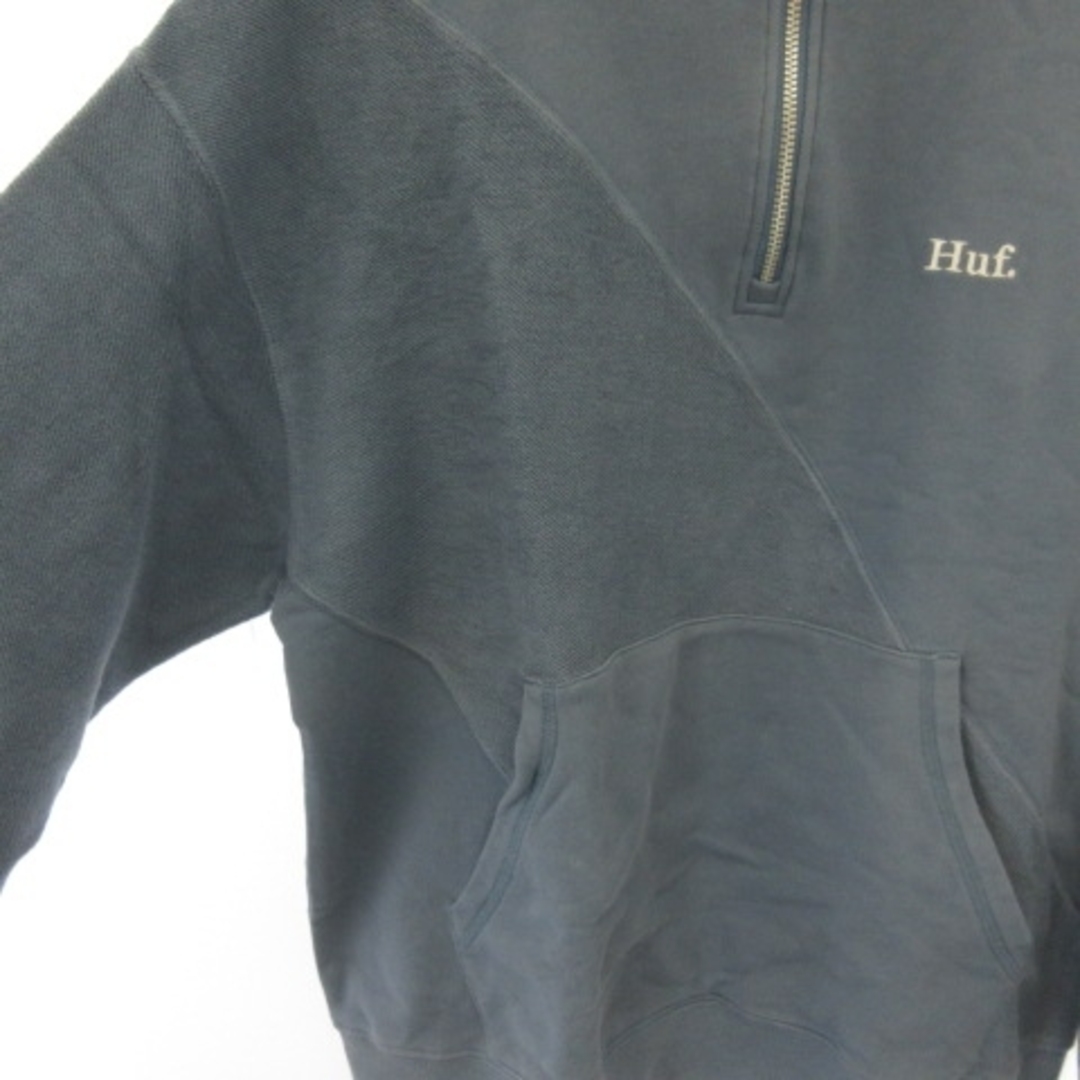 HUF - ハフ HUF 20周年 ハーフジップスウェット トレーナー ブルー系 M