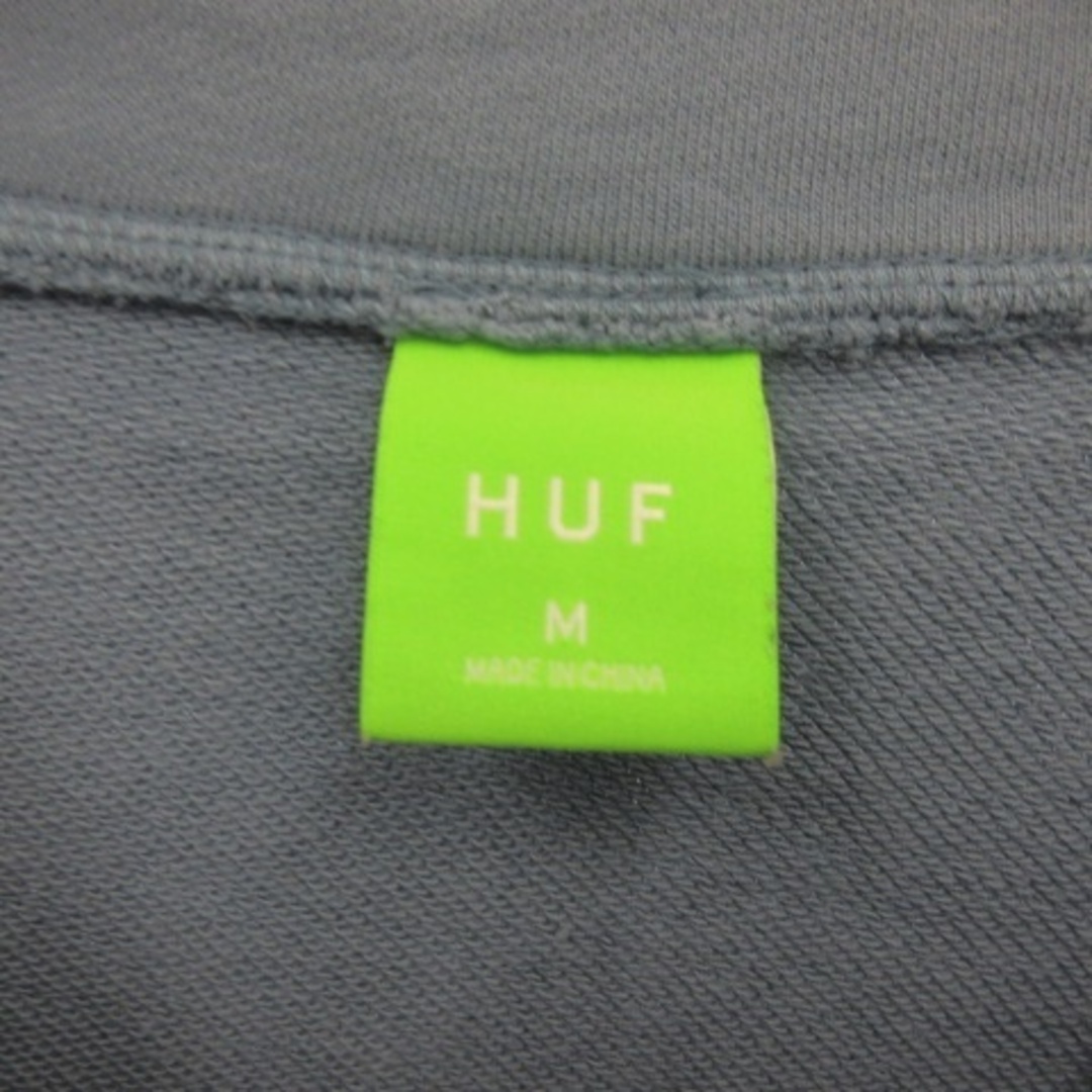 HUF - ハフ HUF 20周年 ハーフジップスウェット トレーナー ブルー系 M