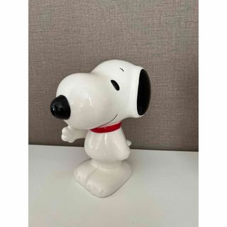 SNOOPY 貯金箱 陶器 立体コインバンク スヌーピー(キャラクターグッズ)