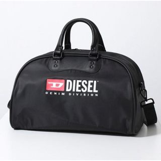 【美品】DIESEL ボストンバッグ　ジーンズ柄　エナメル質バッグ