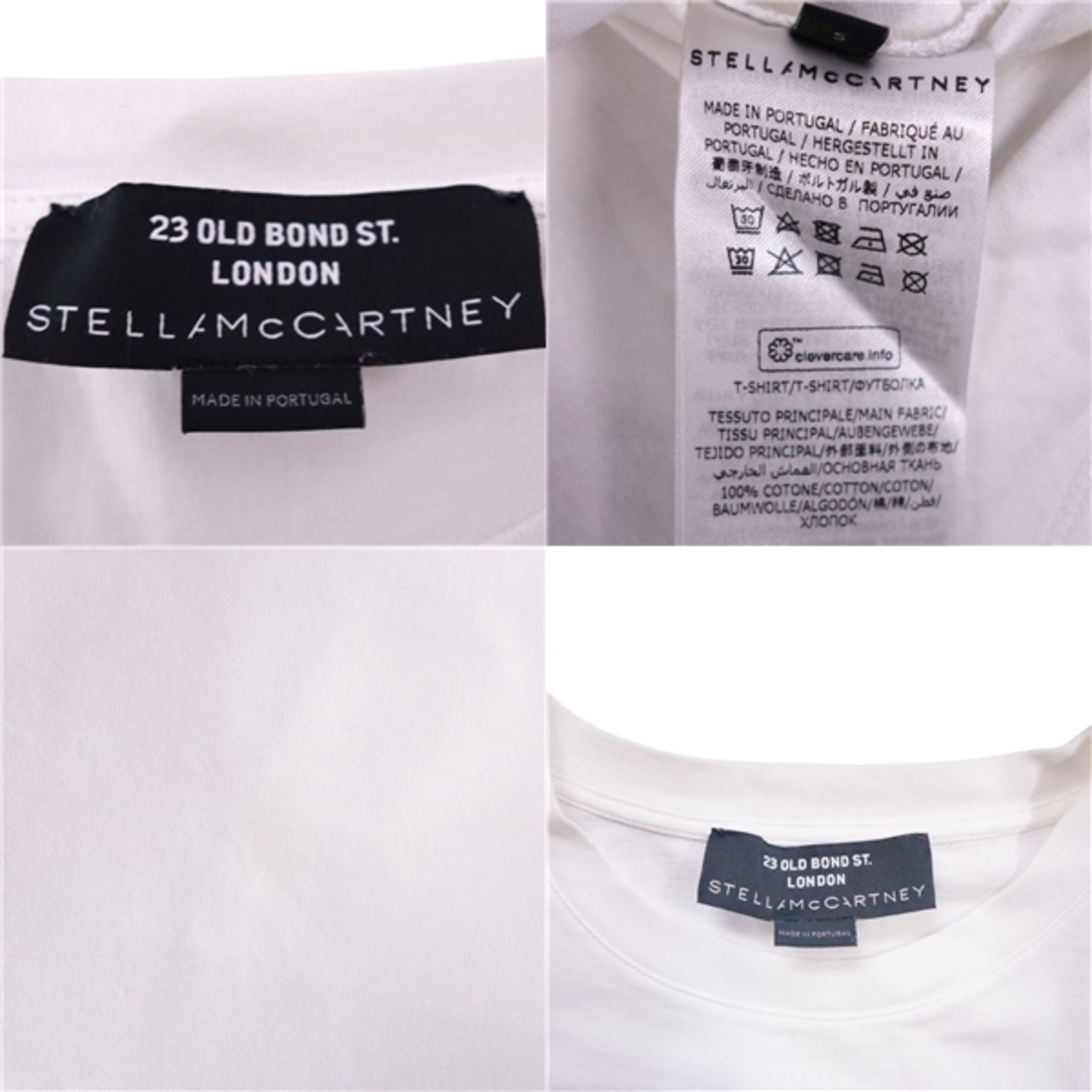 Stella McCartney(ステラマッカートニー)のステラマッカートニー STELLA McCARTNEY Tシャツ カットソー ショートスリーブ 半袖 プリント コットン レディース S ホワイト レディースのトップス(カットソー(半袖/袖なし))の商品写真