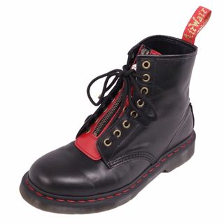 ドクターマーチン(Dr.Martens)の美品 ドクターマーチン Dr.Martens ブーツ ショートブーツ 1460 YEAR OF THE RABBIT 8ホール カーフレザー シューズ メンズ UK6(25cm相当) ブラック(ブーツ)