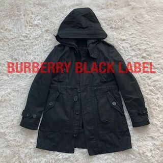 BURBERRY BLACK LABEL - バーバリーブラックレーベル　3WAYミリタリージャケット　ブラック黒L
