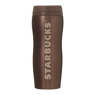 スターバックス(Starbucks)の専用スタバ　カーヴステンレスボトルブラウンとチケット２つ(タンブラー)